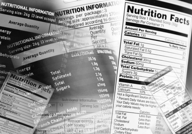 Food labels at a glance 