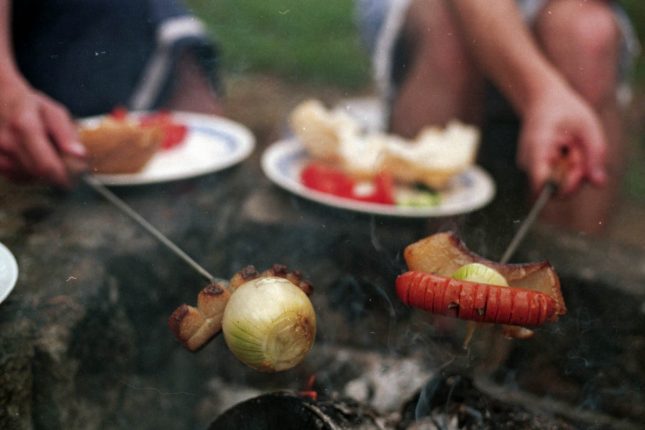 Summer holiday food